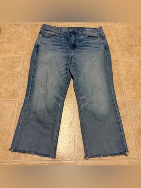 AYR The Roadie Jeans Light Wash Straight Leg Size 31 Short Inseam